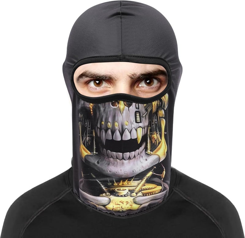 Cutewing Balaclava Mask 3D Print Full Face Mask Cooling Neck Gaiter Sun Protection Face Cover Mask Windproof Ski Mask - Image 2